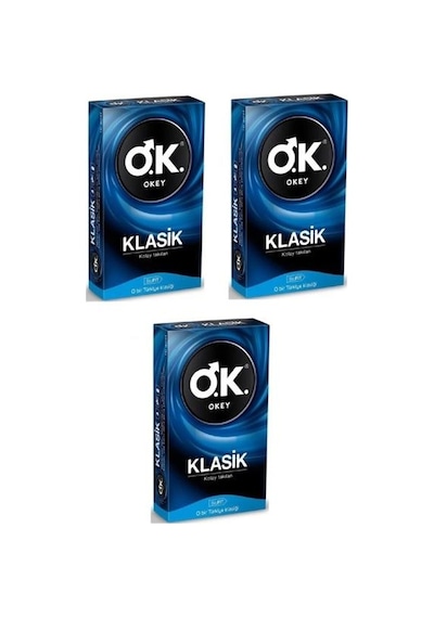 OKEY PREZERVATIF 10 LU KLASIK X 3 Adet