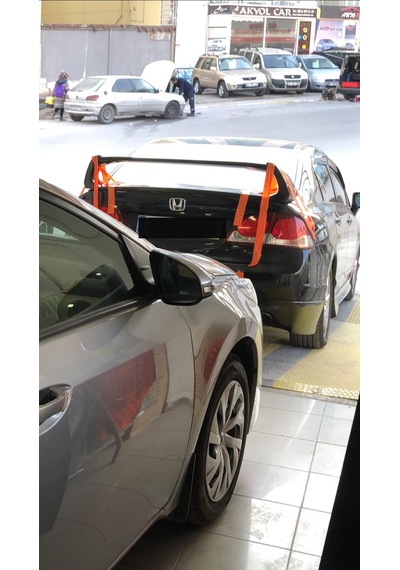 Honda Civic Fd6 Bagaj Üstü Spoiler Mugen Rr 4 Parça Abs Plastik
