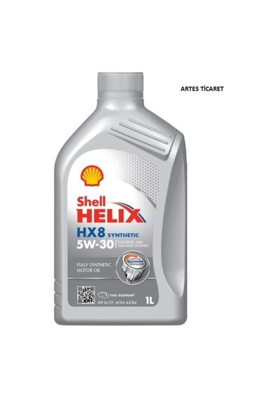 Shell Helix Hx8 5W-30 Tam Sentetik Motor Yağı -  1 L