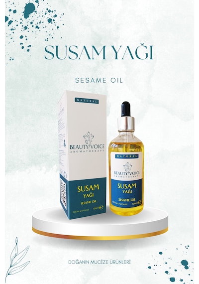 Beauty Voice Susam Yağı Losyon Pompalı ve Damlalıklı Şişe 2 x 200 ML
