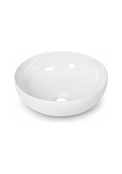 Dura Vero Çanak Lavabo 38 Cm. Tezgah Üstü Batarya Deliksiz 5940 Beyaz