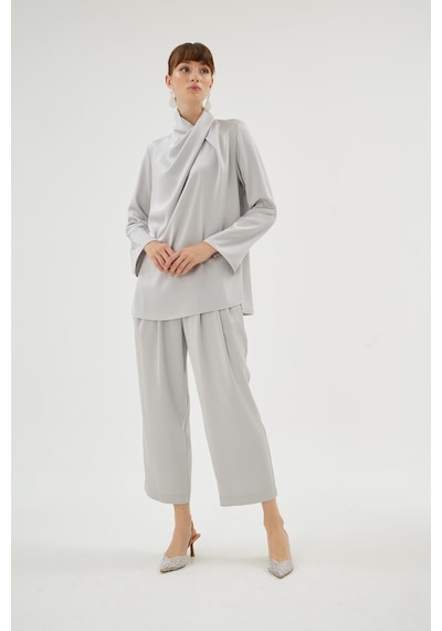 Senna Crıstalle Pants Gümüş Gümüş