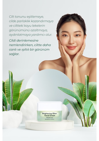 Muldream Brightening Glow AHA ve C Vitamini içeren Yüz Kremi 50 ML