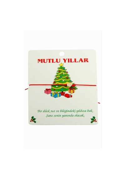 Zenviac456 Kalp Yılbaşı Bilekliği Zenviac45678 Kırmızı 51620679