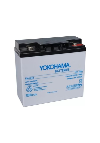 Yokohama Yh-121.8 12 Volt - Amper Akü 181x76x167 Mm