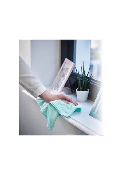 Mikrofiber Toz Bezi 2'li Temizlik Bezi Mavi-mint Diğer