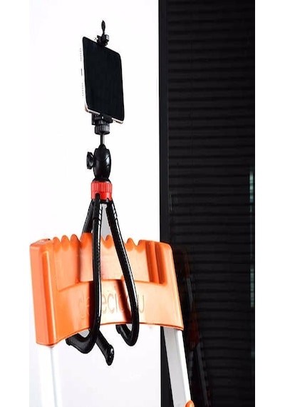 Ayrex Teknosepetim Esnek Flexible Tripod Kamera Profesyonel Telefon Tutucu 360 Derece Tripot, Siyah Diğer