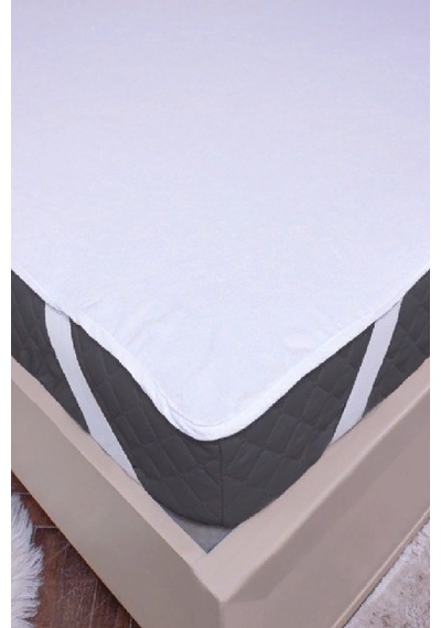 Evony Çift Kişilik Alez 220x200 Cm Sıvı Geçirmez Micro Yatak Koruyucu Beyaz