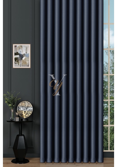 Blackout Fon Perde V-2032 İndigo Indigo