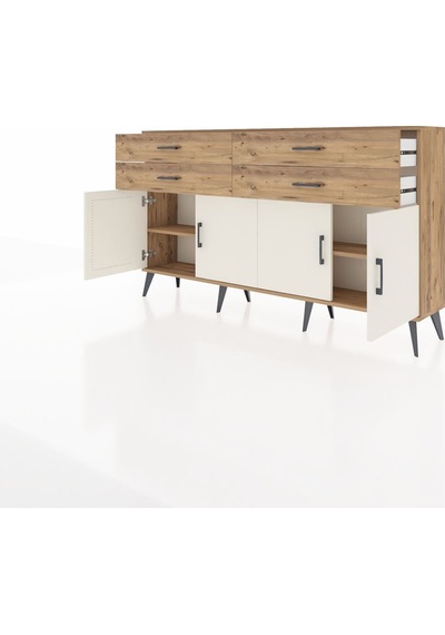Arges Konsol 2 Raflı 4 Çekmeceli 8 Kapaklı 176x30x99 Çam-aytaşı/ç Çam-aytaşı/çam Arges Konsol 2 Raflı 4 Çekmeceli 8 Kapaklı 176x30x99 Çam-aytaşı/ç Çam-aytaşı/çam