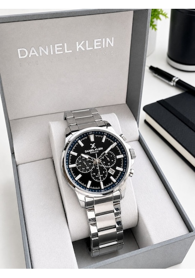 Daniel Klein 2 Yıl Garantili İç Fonksiyonları Aktif 3 Atm Suya Dayanıklı Erkek Kol Saati Edk.2.14440-4 Gümüş