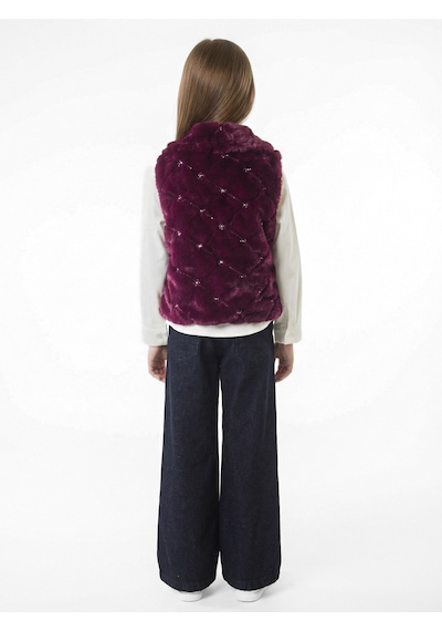 Xo Kids Kız Çocuk 4lu Alt Üst Takım 7-14 Yaş 3927-4927 Bordo