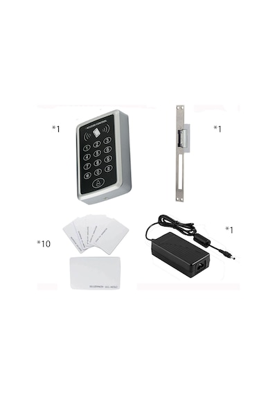 Rfid Kartlı Ve Şifreli Geçiş SistemiBas Aç Kilit Karşılıklı Set
