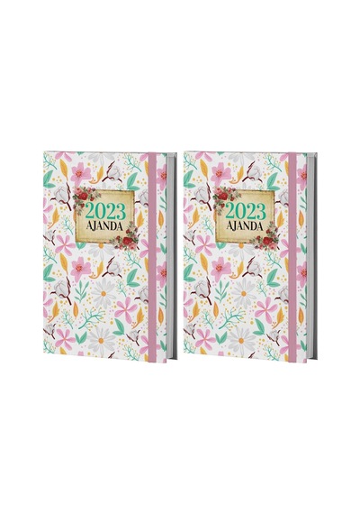 Halk Kitabevi Mor Kelebek Yaz Bahçesi 2023 Ajanda, 13.5x21cm, 128 Sayfa, Ciltli 2li Paket Genel