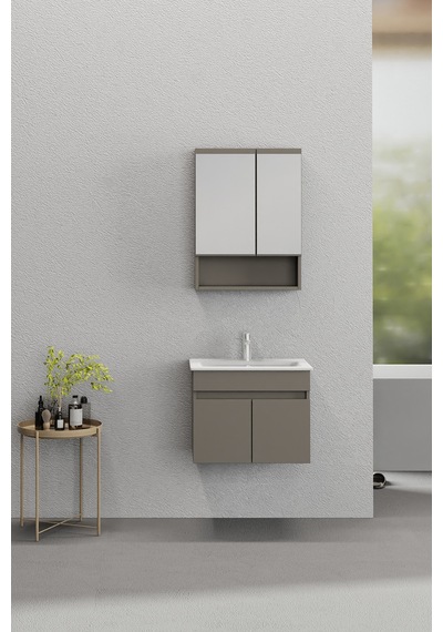 Biani Dalyan 60 Cm Banyo Dolabı Renk Latte