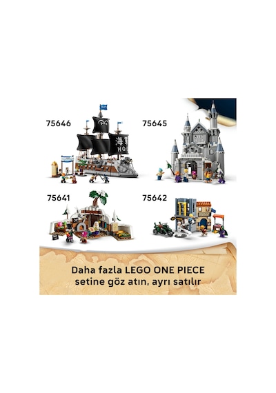 LEGO® ONE PIECE Dorry, Brogy’ye Karşı – Little Garden Devleri 75644 - 9+ için Figür İçeren Yaratıcı Oyuncak Yapım Seti (733 Parça)