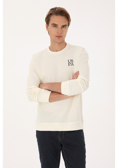 U.s. Polo Assn. Erkek Sweatshirt 50310006-vr256 İnci