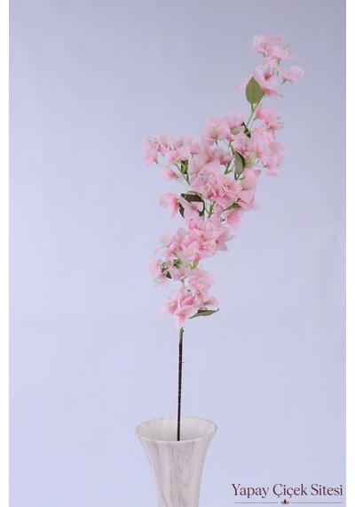 Yapay Çiçek Sitesi Yapay Begonvil Çiçeği Dalı 115 Cm Pudra Pembe