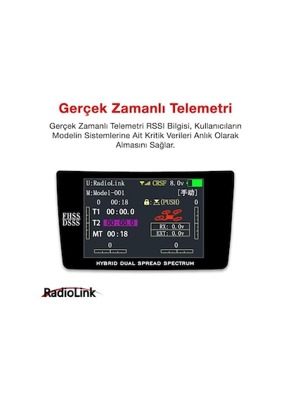 Radiolink R6ds 10 Kanal Uzaktan Kumanda Alıcısı Receiver Pwm+ppm&s-bus At9&at9s&at10&at10ıı İle Uyumludur