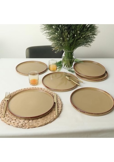 Stackable Servis Tabağı 27 Cm 6 Adet 21979 Açık