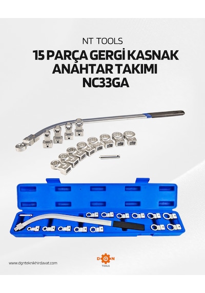Nt Tools 15 Parça Gergi Kasnak Anahtar Takımı