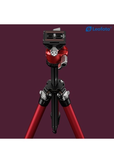 Ly-224c+lh-25 Y Şekilli Orta Sütun Tasarımlı Tripod Kırmızı