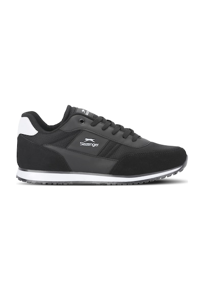 Slazenger Iskra I Erkek Siyah / Beyaz Günlük Spor Ayakkabısı Siyah - Beyaz