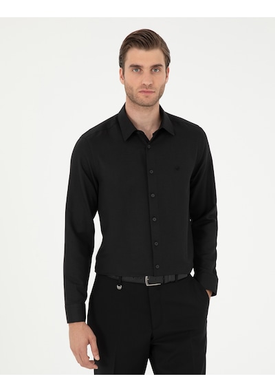 Pierre Cardin Erkek Siyah Gömlek Desenli 50294742-vr046 Siyah