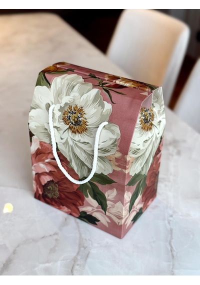 Kolix 2'li Premium Hediye Kutusu Hediyelik Çanta Hediye Paketi 24x14x20cm 2 Adet