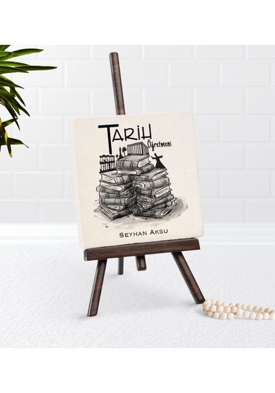 Kişiye Özel Tarih Öğretmeni Şovaleli Doğal Taş-1