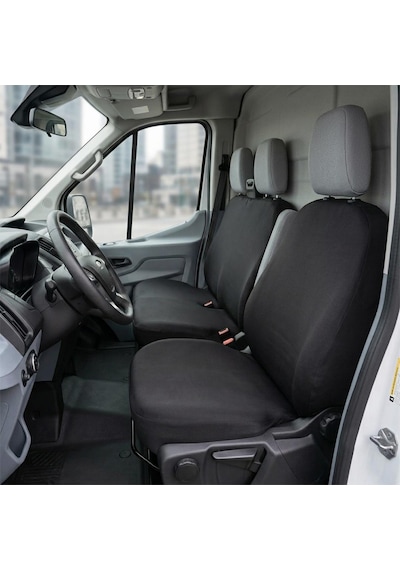 Ford Transit Siyah Penye Oto Koltuk Kılıfı - Baskısız