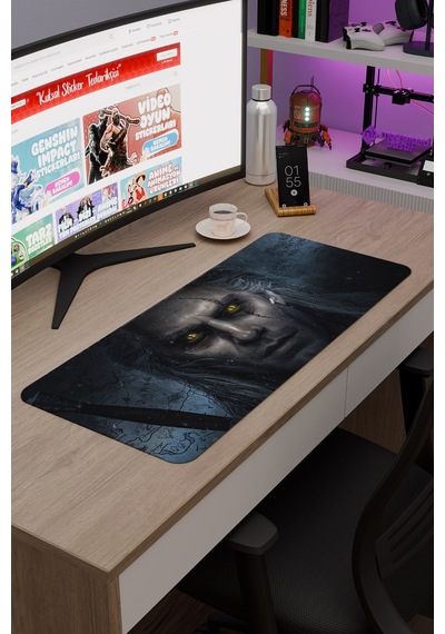 The Witcher V5 70x30 Xl Gaming Kauçuk Kaymaz Taban Mouse Pad Fare Altlığı