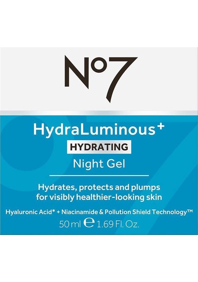 No7 Hydraluminous+ Nemlendirici Gece Yüz Jeli 50ml