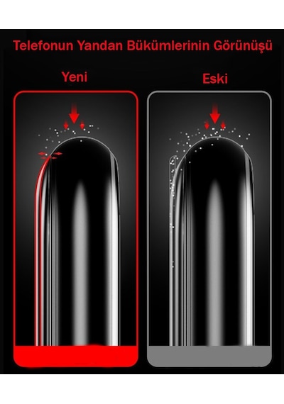 Apple Uyumlu   iPhone 14 Pro Max Ekran Koruyucu 9d Seramik Nano Tam Kaplayan Kavisli Kırılmaz