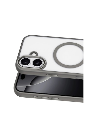 Joko Apple İphone 16 Terea Magsafe Kapak - Gri 0.2M-Çok Renkli