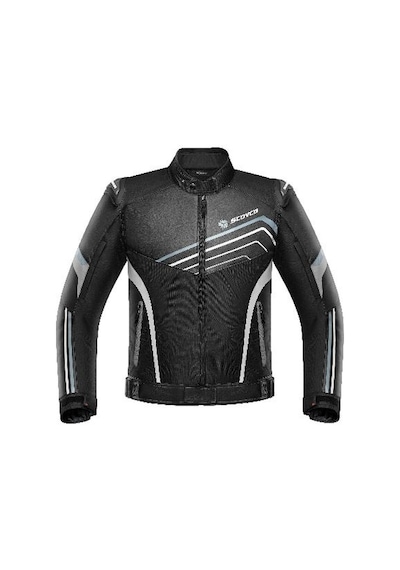 Motoanl Motosiklet Montu Full Korumalı 4 Mevsim Maxdura Kumaş Ve Pu Deri Motor Mont Black Edt