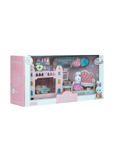 Mega By6678 Dreamy Mini Tavşan Eğlenceli Ranza Seti