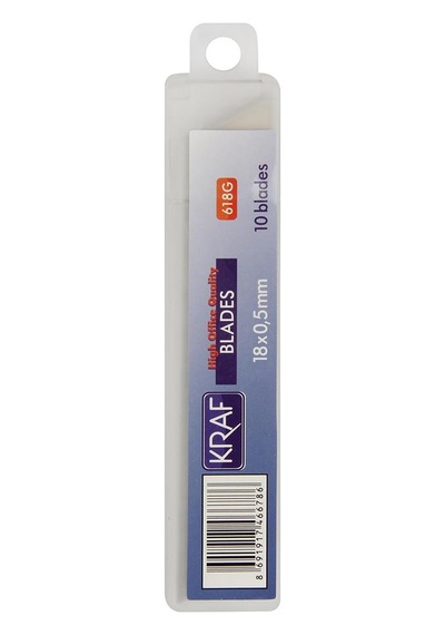 Maket Bıcagı Yedegı Kraf 618G 10'Lu Genıs