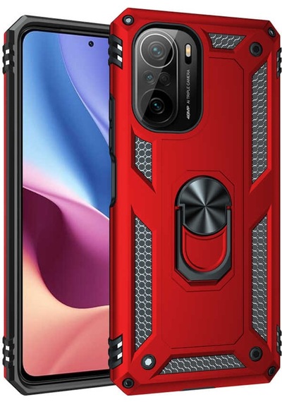 Xiaomi Poco F3 Kilif Yüzüklü Zirh Tank Vega 493922269
