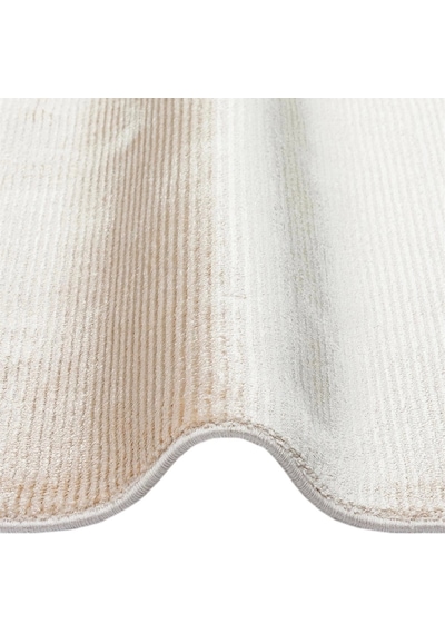 Hoom Rugs Como Nap 01 Latte Viskon & Floş Sık Dokuma Modern Salon Halısı Krem