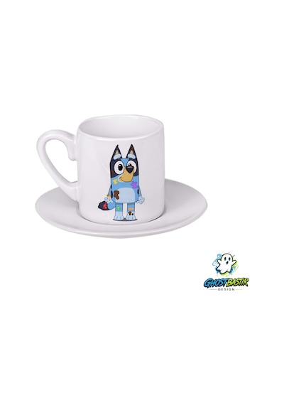 Bluey Türk Kahvesi Fincanı 0105 Beyaz