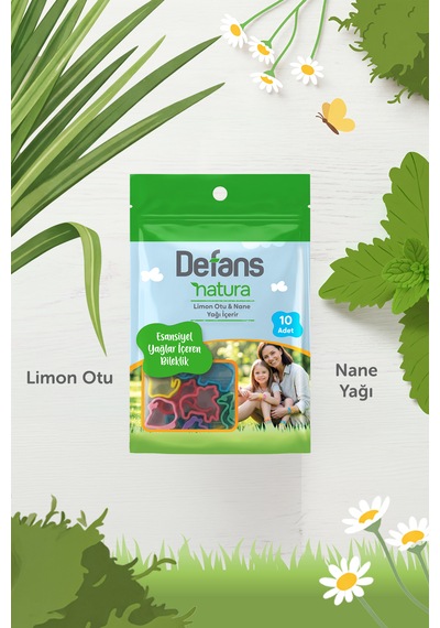 Defans Natura Esansiyel Yağlar İçeren Bileklik 3'lü