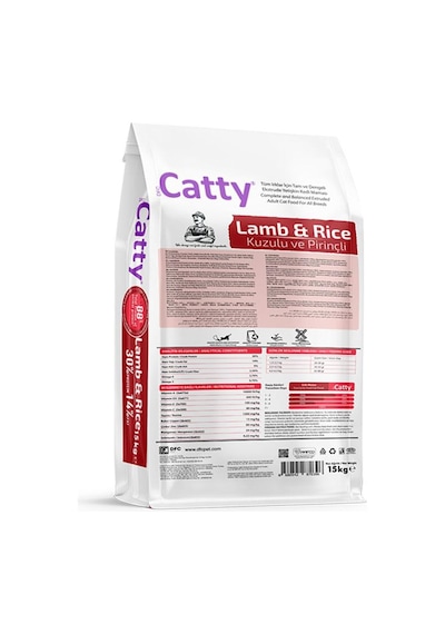 Catty Kuzulu Ve Pirinçli Yetişkin Kedi Maması 15 Kg