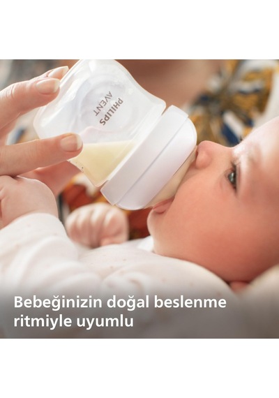 Philips Avent Doğal Tepkili Biberon Emziği, 2'li Paket, 0 Ay+, 1 Numara, Akıtmaz Emzik, Kolik Ve Gaz Önleyici, Bpa