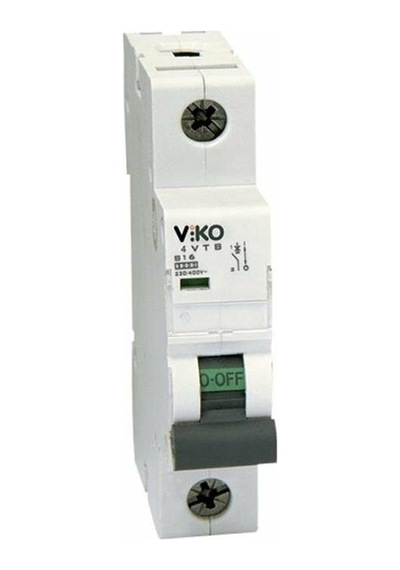 Viko Otomatik Sigorta 1x63a 4,5ka B Tipi 4vtb-1b63