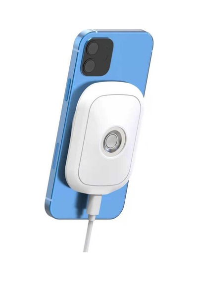 Vokamo Wrl-01 Mıknatıslı Kablosuz Şarj Araç Telefon Tutucu-Beyaz
