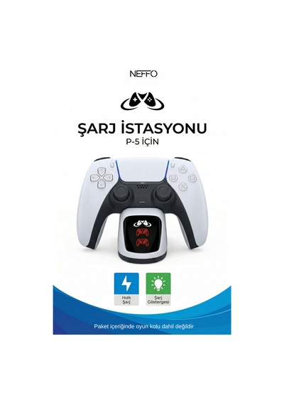 Ps5 Joystick Şarj Standı Dualsense Göstergeli Şarj Istasyonu