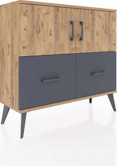Arges Şifonyer 2 Raflı 2 Çekmeceli 2 Kapaklı 88x30x80 Çam-çam/antrasit Çam/antrasit Arges Şifonyer 2 Raflı 2 Çekmeceli 2 Kapaklı 88x30x80 Çam-çam/antrasit Çam/antrasit