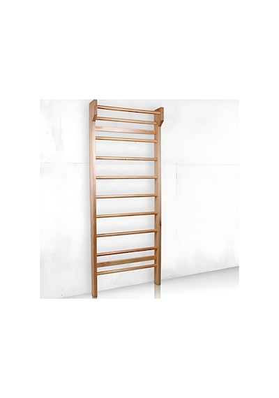 İsveç Tırmanma Duvarı, Merdiveni, Egzersiz Barı Duvar Barı 50x185 Cm Bej