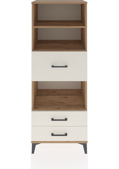 Hyperion Dolap 3 Raflı 3 Çekmeceli 60x44x163 Çam-aytaşı Çam